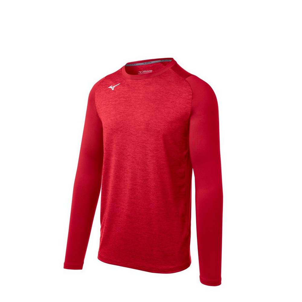 Base Layer Mizuno Alpha Stretch Sleeve Uomo - Rosse - 59746-ICAX